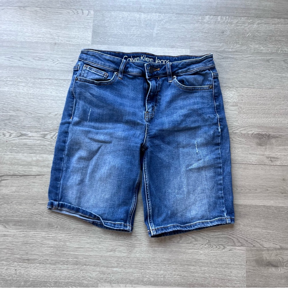 Calvin Klein Denim Bermuda Shorts (6!